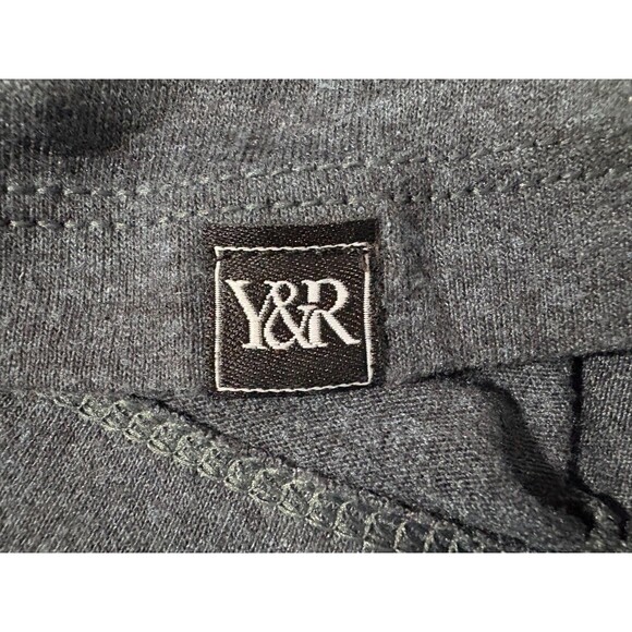 Young & Reckless Mens Gray Short Sleeve Crew T-shirt Tee Logo Poly Cotton Sz L - Picture 9 of 10